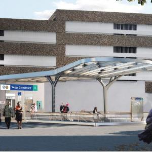 RATP - Prolongement de la ligne 11 Est, station Serge Gainsbourg à Romainville