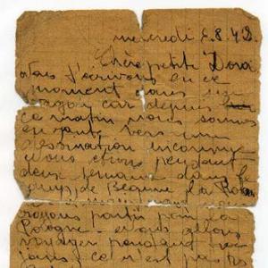 Visite inaugurale de "« C’est demain que nous partons » Lettres des camps français – 1942" au Mémorial de la Shoah de Drancy