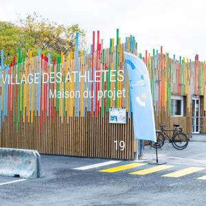 La maison du projet du Village des athlètes à Saint-Denis
