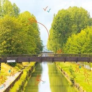 Rando-balade le long du canal de l'Ourcq - Intégrathlon - Parc de la Poudrerie