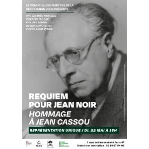Lecture Musicale : Requiem pour Jean Noi,  hommage à Jean Cassou