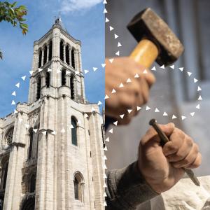 Unaccompanied tour with a guidebook and stone sculpture workshop at the Saint-Denis basilica