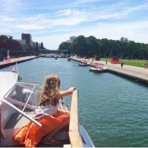 En bateau et à pied de Bobigny jusqu'au Stade de France - Journée de l'Olympisme