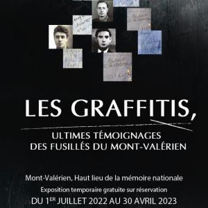 L'Exposition "Les graffitis, utimes témoignages des fusillés du Mont-Valérien