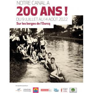 En bateau du Parc de la Villette à Noisy-le-Sec + Exposition "Notre canal a 200ans"