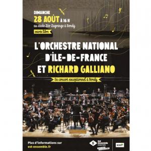 Concert en plein air avec l'orchestre national d'Île-de-France à Bondy