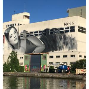 En bateau du Parc de la Villette jusqu'à Bobigny + Atelier Street-art