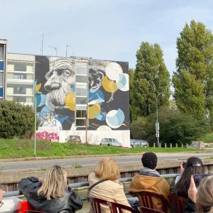 Croisière street art sur le canal de l'Ourcq