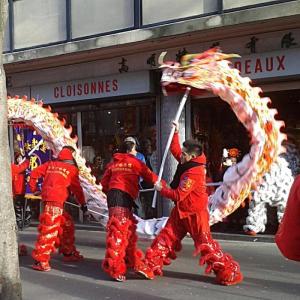 Visite de Chinatown avant le grand défilé du Nouvel An Chinois de Paris