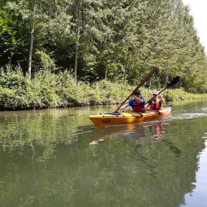 Séance découverte en canoë-kayak sur l'Ourcq