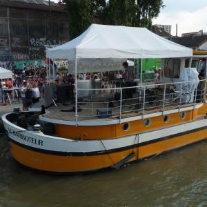 En bateau + atelier linogravure au Barboteur