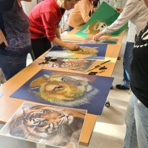 Atelier initiation aux pastels à l'huile - FESTIVAL PHENOMEN'ART