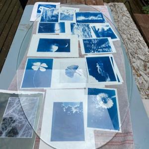 Atelier cyanotype sur puzzle - Journées du patrimoine