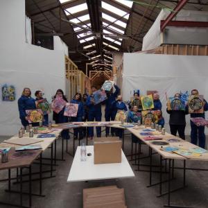 L'art du pochoir - initiation avec l'artiste Stew dans son atelier à Ivry-sur-Seine - FESTIVAL PHENOMEN'ART