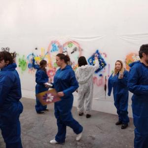 L'art du pochoir - initiation avec l'artiste Stew dans son atelier à Ivry-sur-Seine - FESTIVAL PHENOMEN'ART