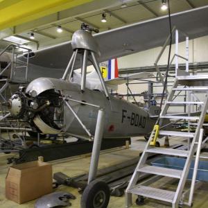 Les ateliers de restauration des avions du Bourget