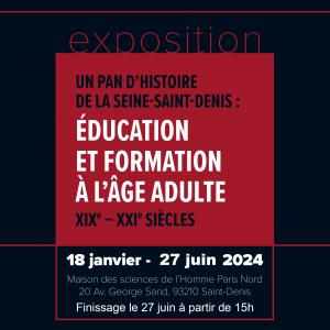 Visite guidée expo à la Maison des Sciences de l'Homme - Un pan d'histoire de la Seine-Saint-Denis