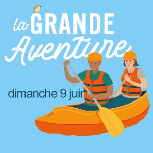 La Grande Aventure en canoë - Parcours dimanche