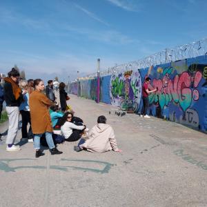 Balade et initiation Street Art sur le canal de l'Ourcq avec le graffeur Meuh