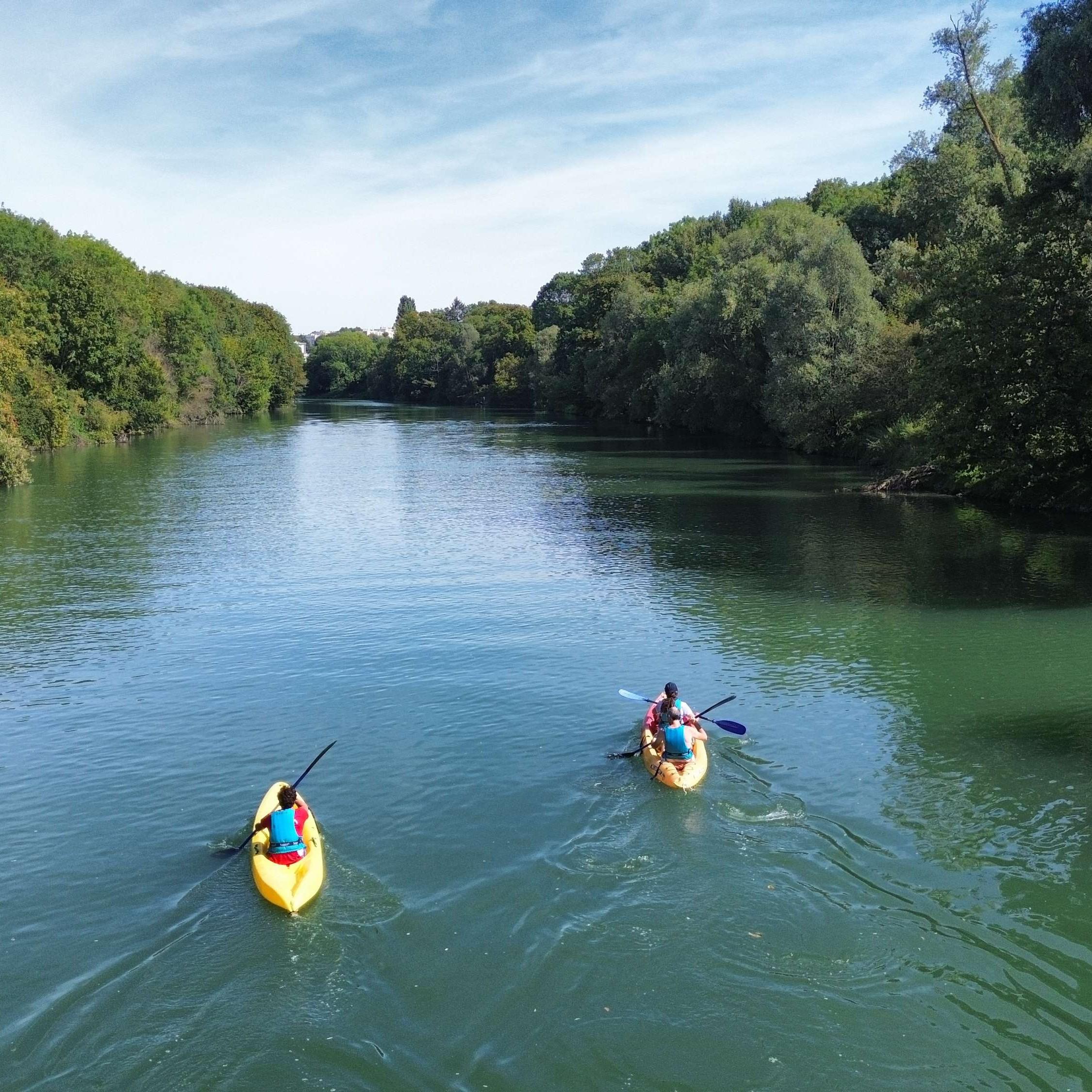 Kayak sur la Marne