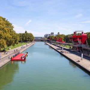 Croisière découverte du canal de l'Ourcq entre Paris et Pantin