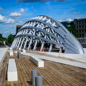 Le franchissement urbain Pleyel, métamorphose des quarteirs Pleyel et Stade de France