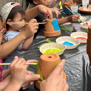 Atelier créatif "décoration de pots" au Jardin 21