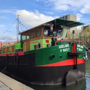 Projection du Film "D'une Rive à l'Autre" sur la Péniche Adélaide à Aulnay-sous-Bois