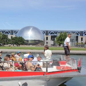 En bateau + balade architecturale à la Villette