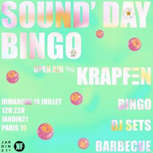 Bateau + Jeux Bingo et DJ Set au Jardin 21