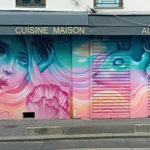 Parcours street-art à Montreuil : le cinéma à travers le street-art