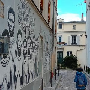 Parcours street-art dans le 18ème et rencontre avec l'artiste KOUKA