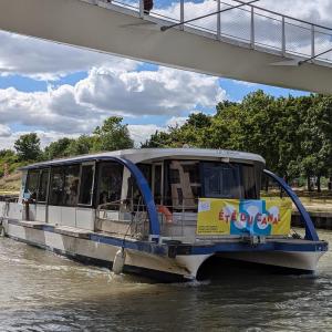 En bateau + atelier créatif dans un collectif d'artiste