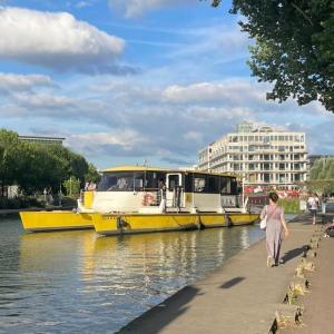 En bateau + Balade parcours photographique sur le canal de l'Ourcq