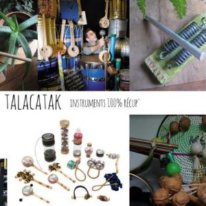 Atelier fabrication d'instruments en récup' à Pantin - TALACATAK