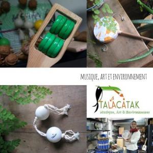 En bateau + atelier de fabrication d'instruments