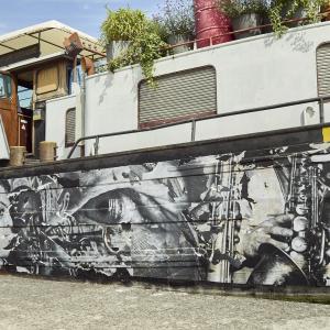 Croisière Street Art : "Au Fil de l'Autre" sur le canal de l'Ourcq