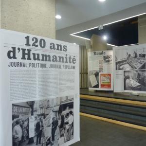 Exposition 120 ans d’Humanité, journal politique, journal populaire ?