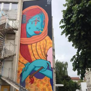 Street-Art à Ivry et visite privée de la résidence d’artistes "Le Village"