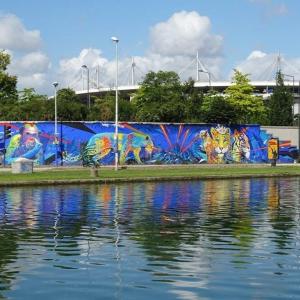 Coisière olympique du Stade de France au bassin de la Villette