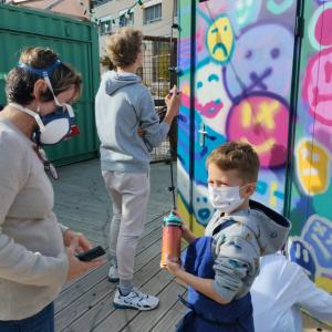 Atelier de peinture murale - Festival Phénomen'Art