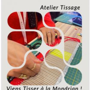 Tisser à la Mondrian: Atelier d'initiation tissage par Artefact 93