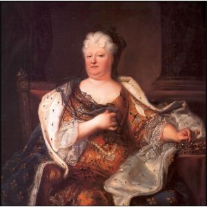 Yacinthe Rigaud - Portrait de la Princesse Palatine 