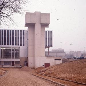 Le nouvel hôtel de ville des années 70’, œuvre d’Henri Beauclair