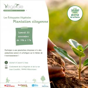 Plantation citoyenne sur la Végétale