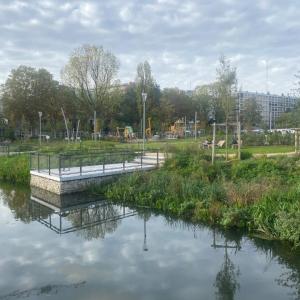 Découverte du parc Aretha Franklin aux abords de la Porte de Bagnolet