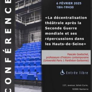 Affiche de la conférence © CD92