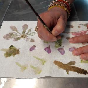 Découverte du tatakizomé avec Marie Trarieux - Journées des métiers d'art
