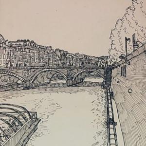Visite dessinée autour du Pont-Neuf