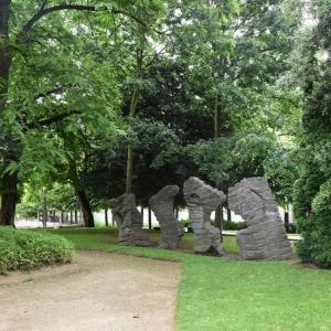 Visite en famille du jardin et des sculptures du MAC VAL